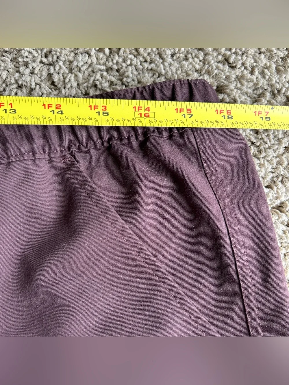 FIGS Cairo Scrub Pants Mens XL(36x32) Burgundy Cargo Technical Nurse Medical